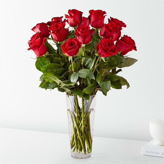 Long Stem Red Rose Bouquet – Netcong Village Florist, Netcong NJ