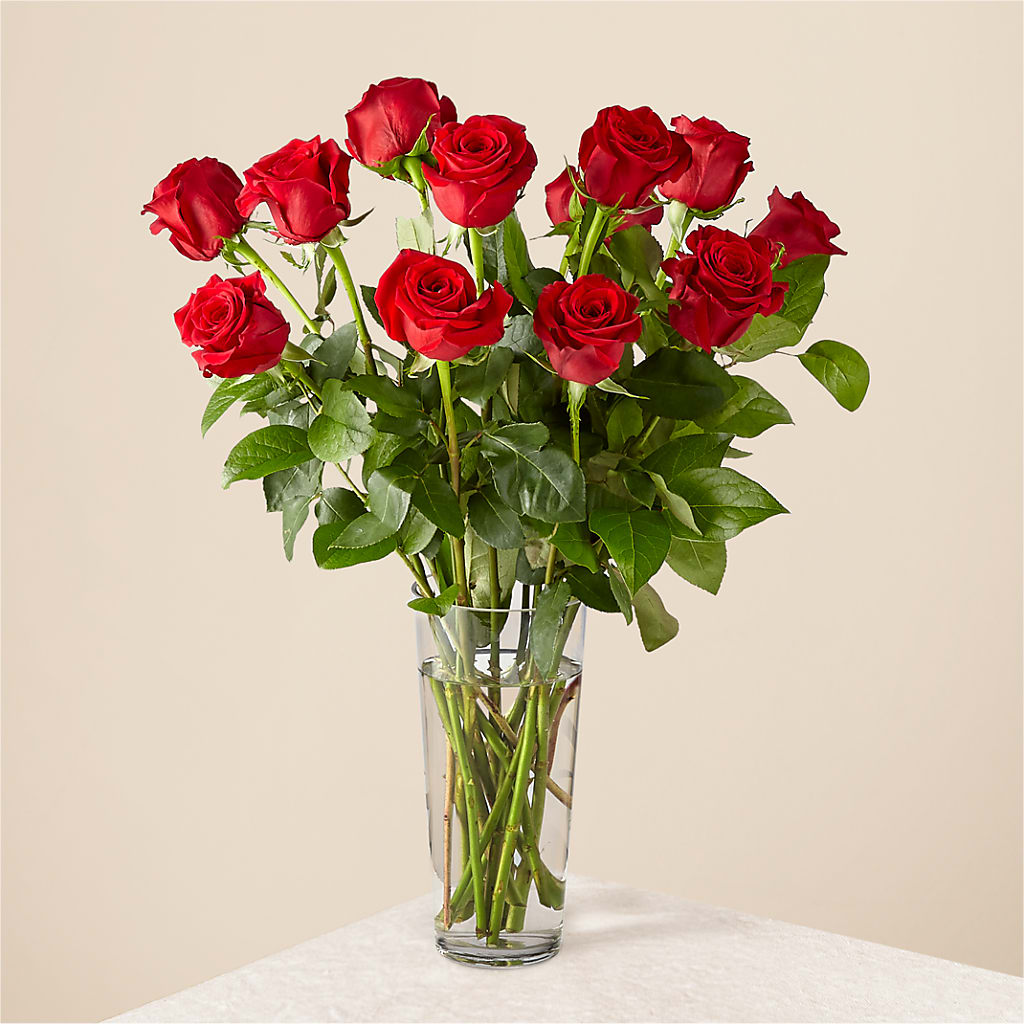 Long Stem Red Rose Bouquet – Netcong Village Florist, Netcong NJ