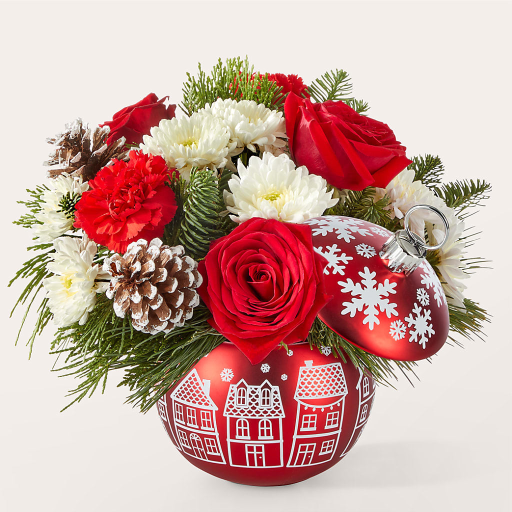 Christmas Village Ornament – Netcong Village Florist, Netcong NJ