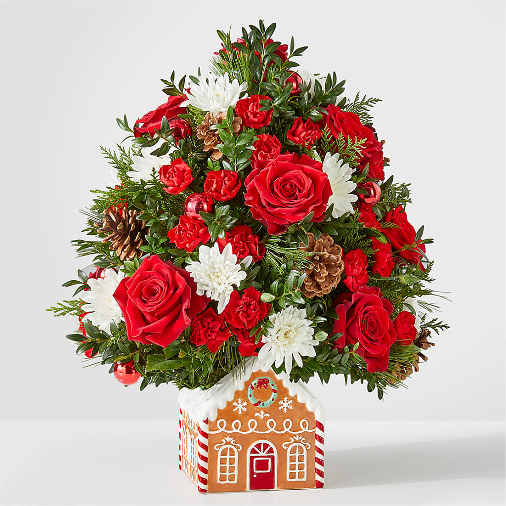 Spiced Gingerbread Tree – Netcong Village Florist, Netcong NJ