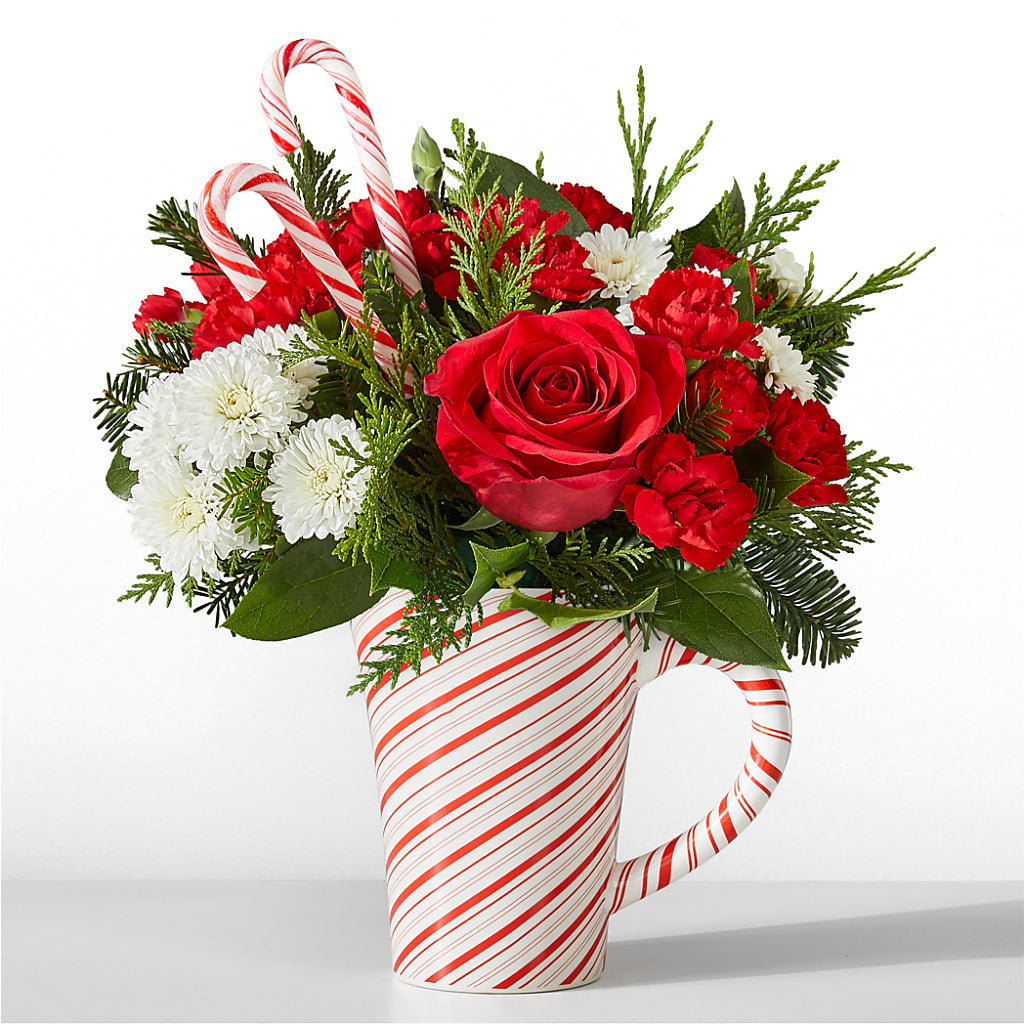 Peppermint Swirl Mug – Netcong Village Florist, Netcong NJ