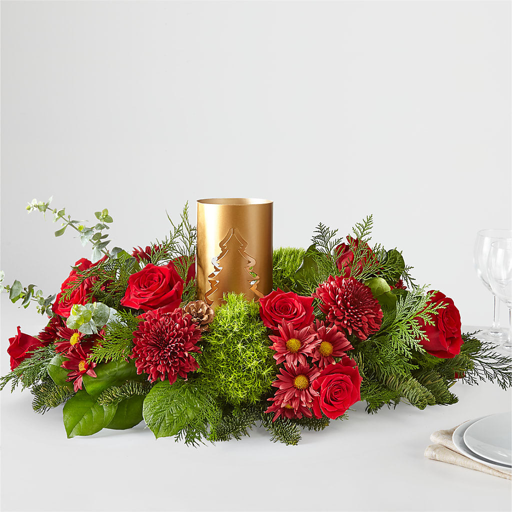 Toast the Season Centerpiece – Netcong Village Florist, Netcong NJ
