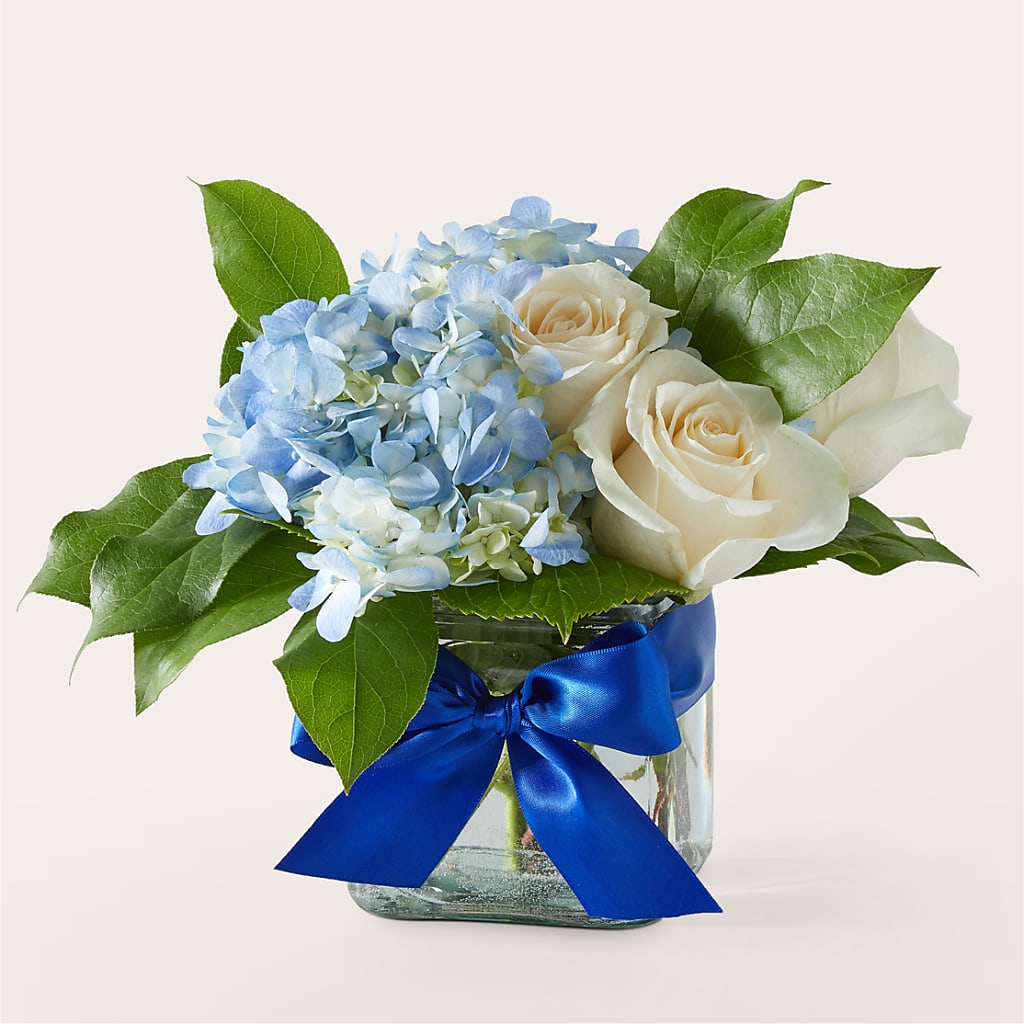 Sky Blue Delight Bouquet – Netcong Village Florist, Netcong NJ