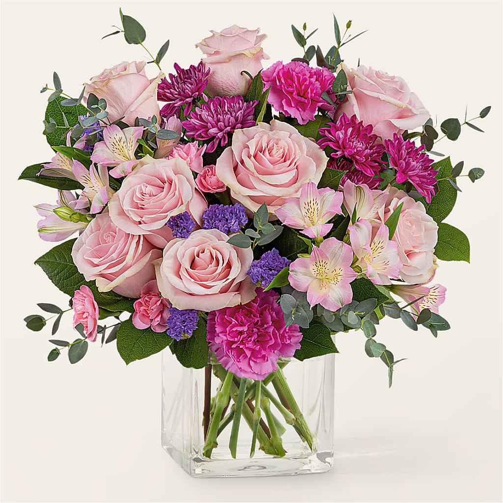 Rosy Radiance Bouquet – Netcong Village Florist, Netcong NJ