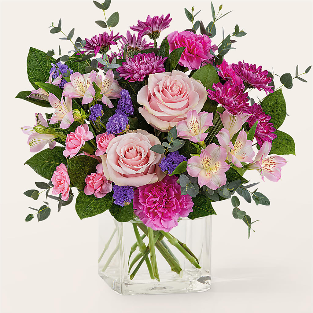 Rosy Radiance Bouquet – Netcong Village Florist, Netcong NJ