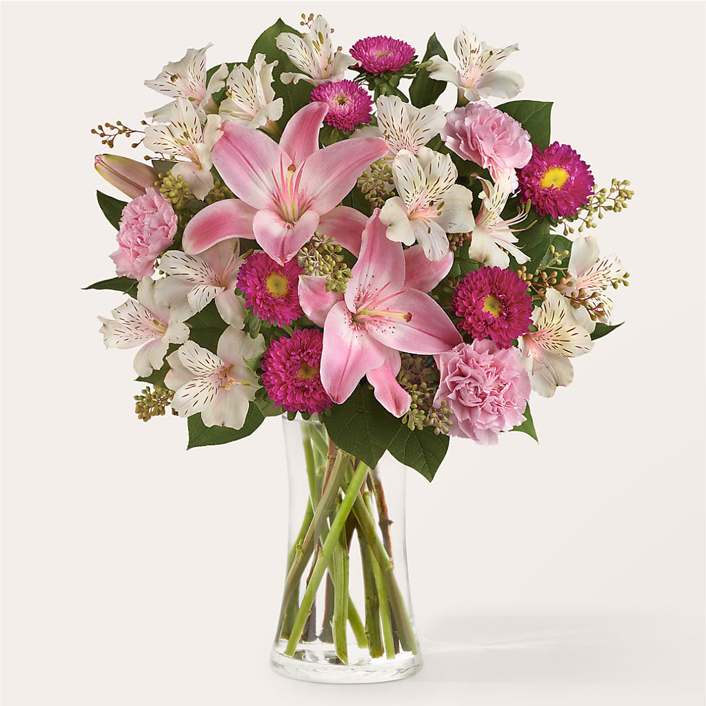 Feeling Fuchsia Bouquet – Netcong Village Florist, Netcong NJ