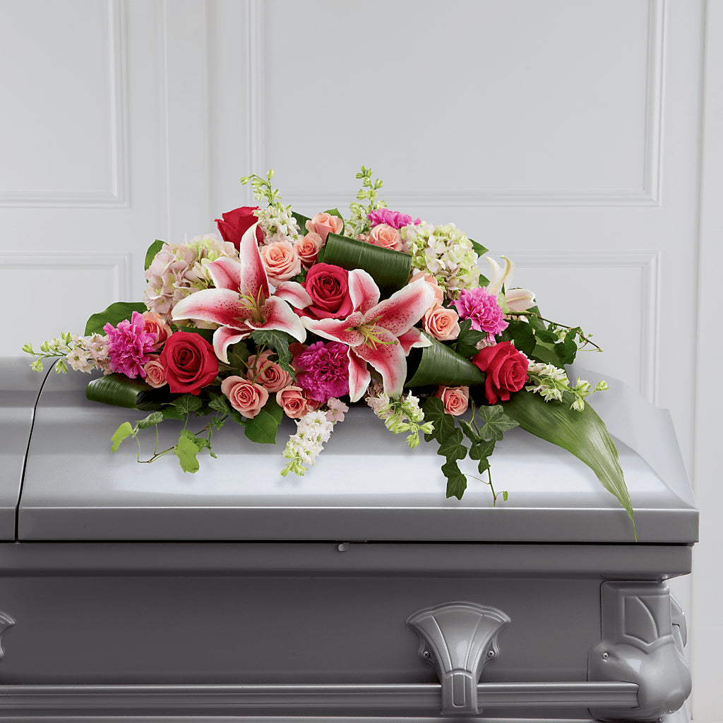 Splendid Grace Casket Spray – Netcong Village Florist, Netcong NJ