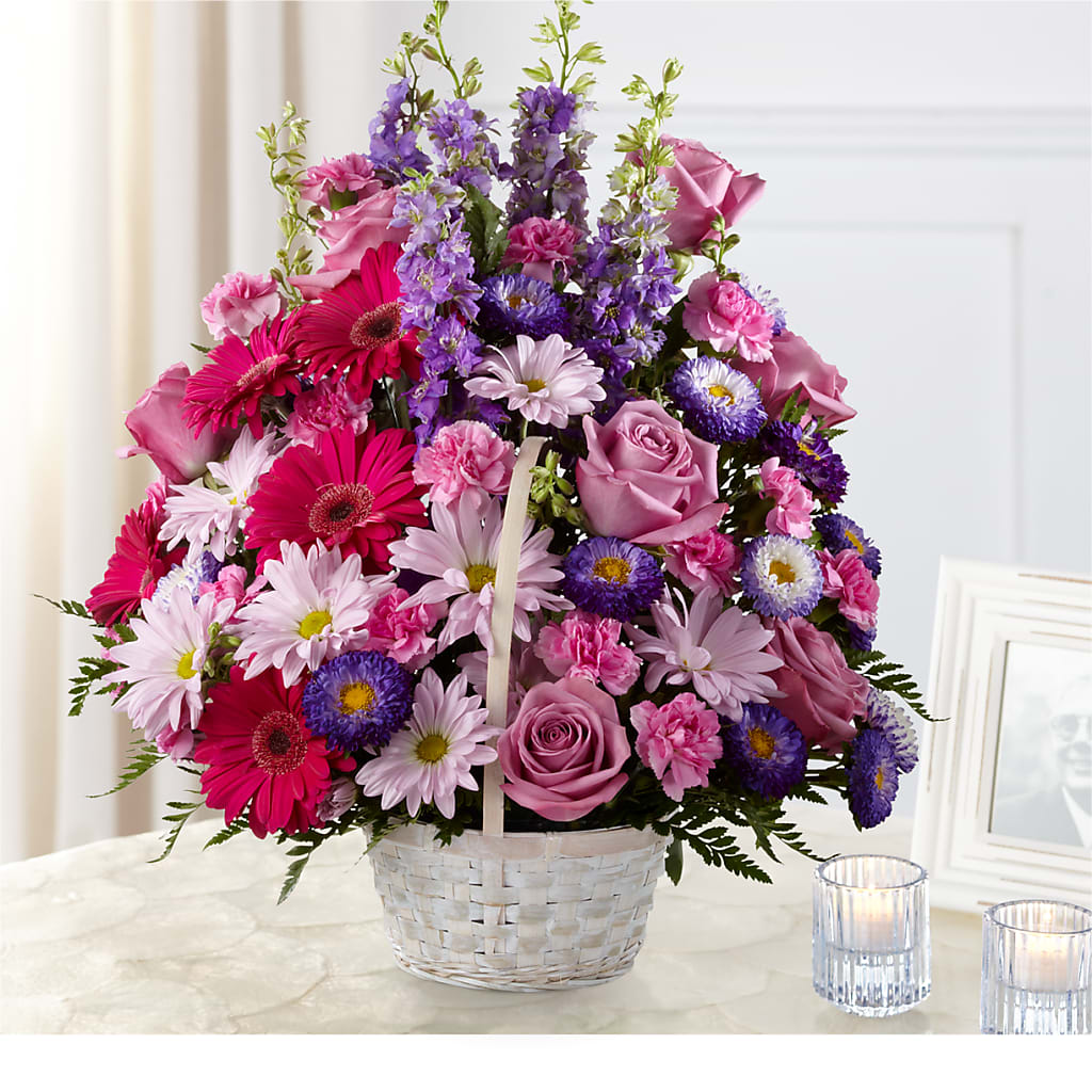 Pastel Peace Basket – Netcong Village Florist, Netcong NJ
