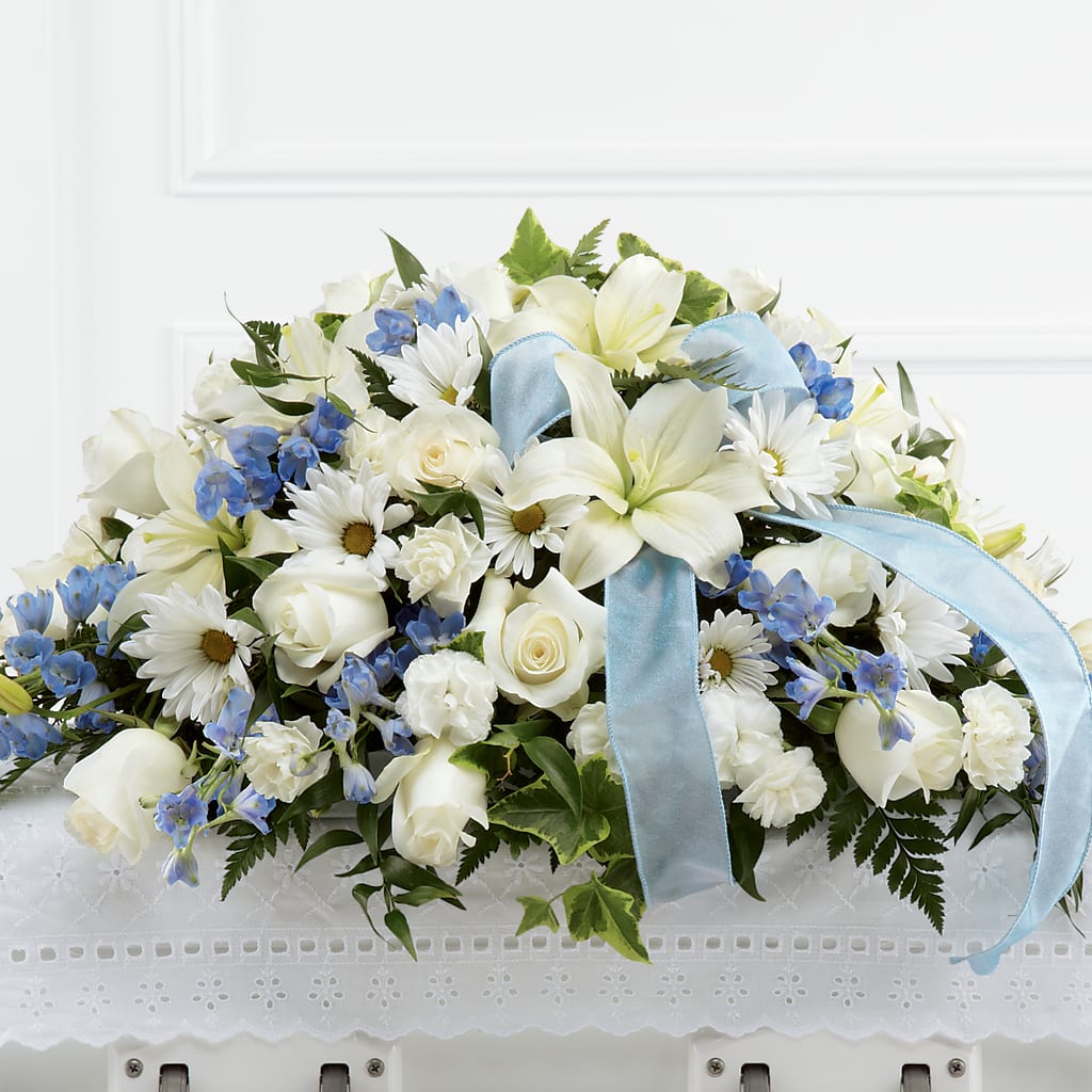 Tender Treasure Casket Spray – Netcong Village Florist, Netcong NJ