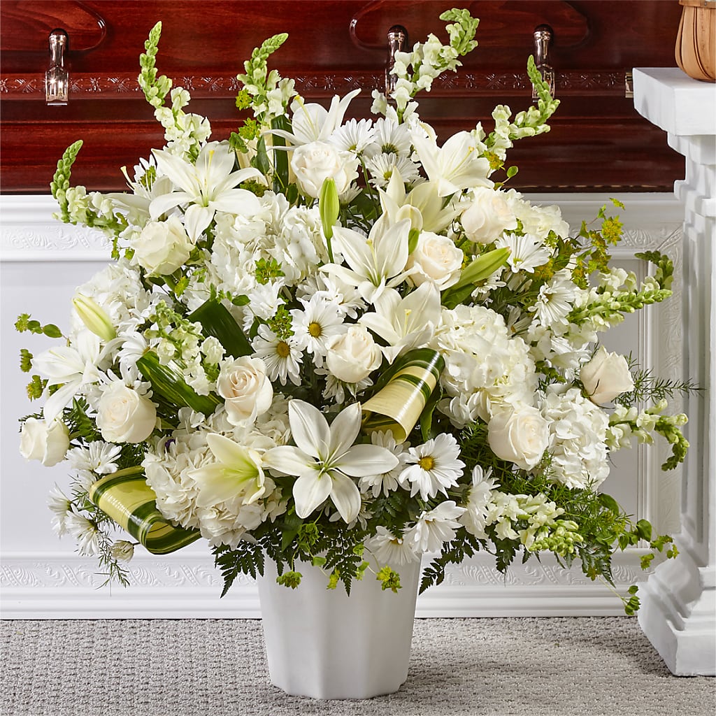 Thoughts of Tranquility Floor Basket – Netcong Village Florist, Netcong NJ