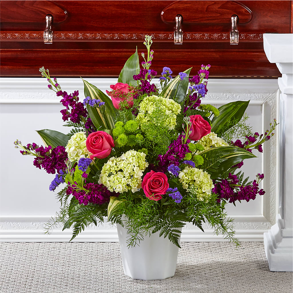 Beautiful Horizons Floor Basket – Netcong Village Florist, Netcong NJ