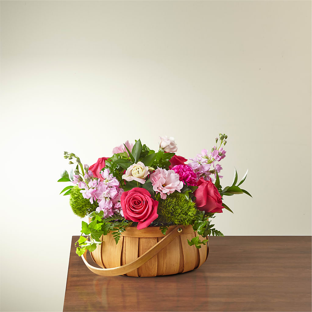 Radiance in Bloom Basket – Netcong Village Florist, Netcong NJ