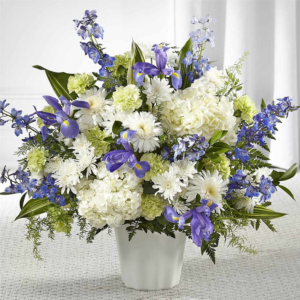 Soft Serenity Floor Basket – Netcong Village Florist, Netcong NJ