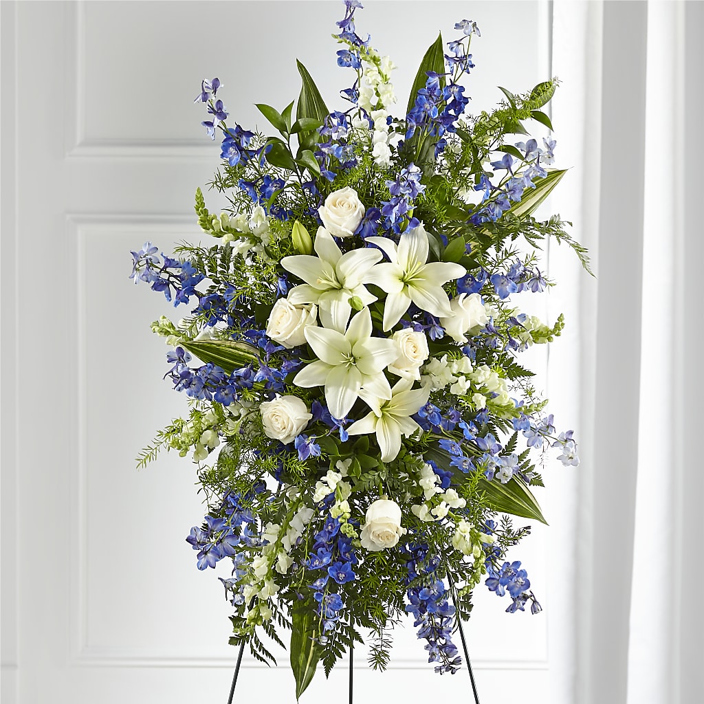Faithful Friend Standing Spray – Netcong Village Florist, Netcong NJ