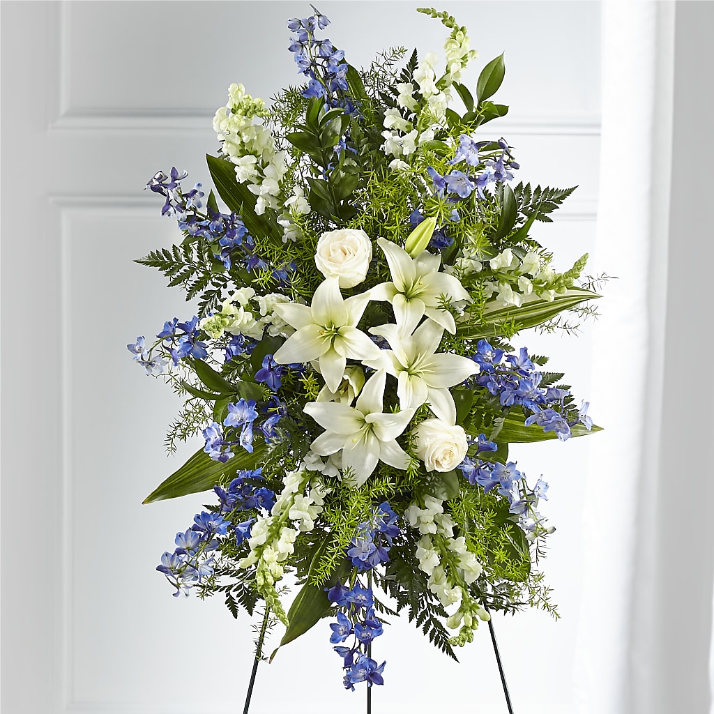 Faithful Friend Standing Spray – Netcong Village Florist, Netcong NJ