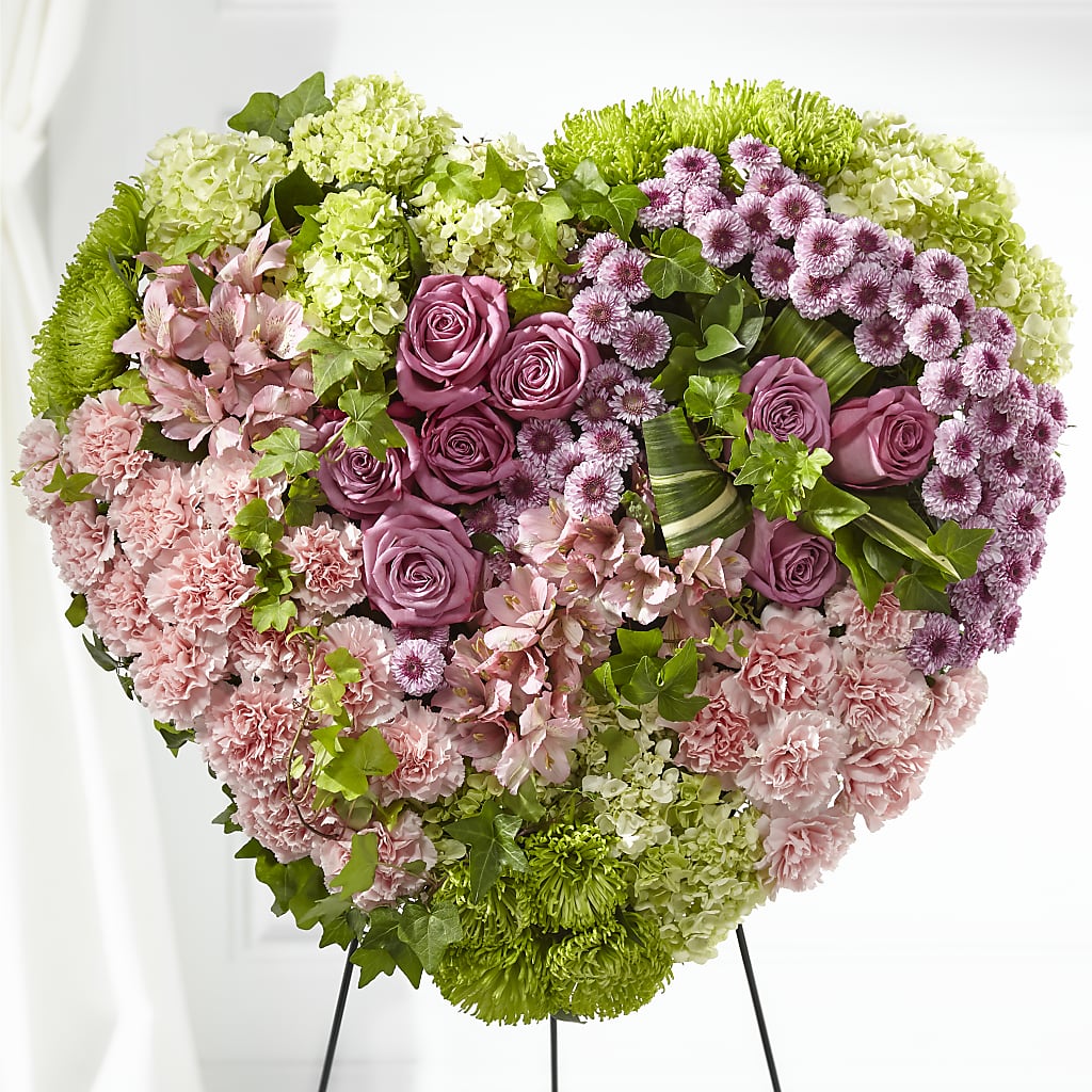 Heartwarming Standing Heart – Netcong Village Florist, Netcong NJ