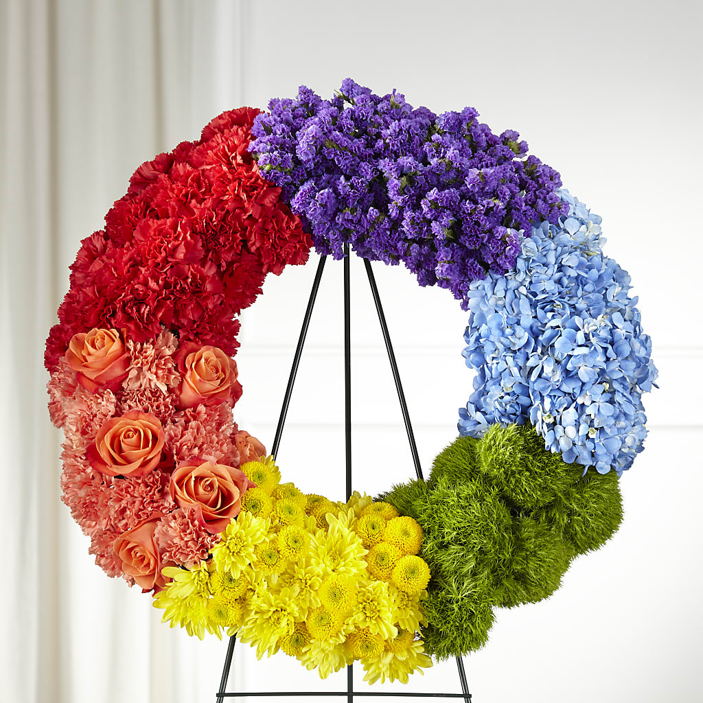 Circle of Love Wreath – Netcong Village Florist, Netcong NJ