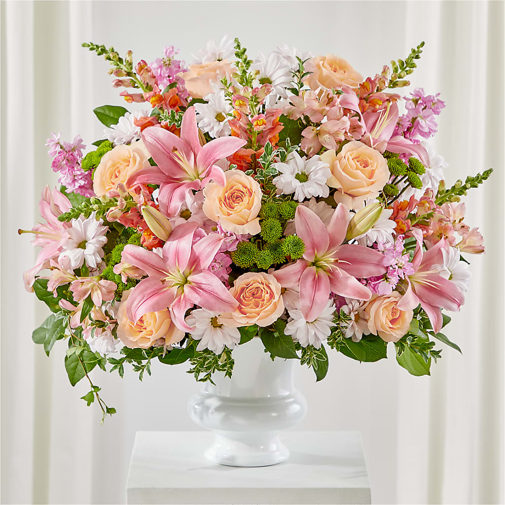 Heartfelt Gesture Urn Arrangement – Netcong Village Florist, Netcong NJ