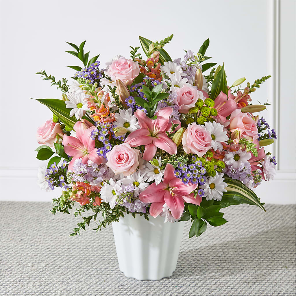 Abundant Compassion Floor Basket – Netcong Village Florist, Netcong NJ