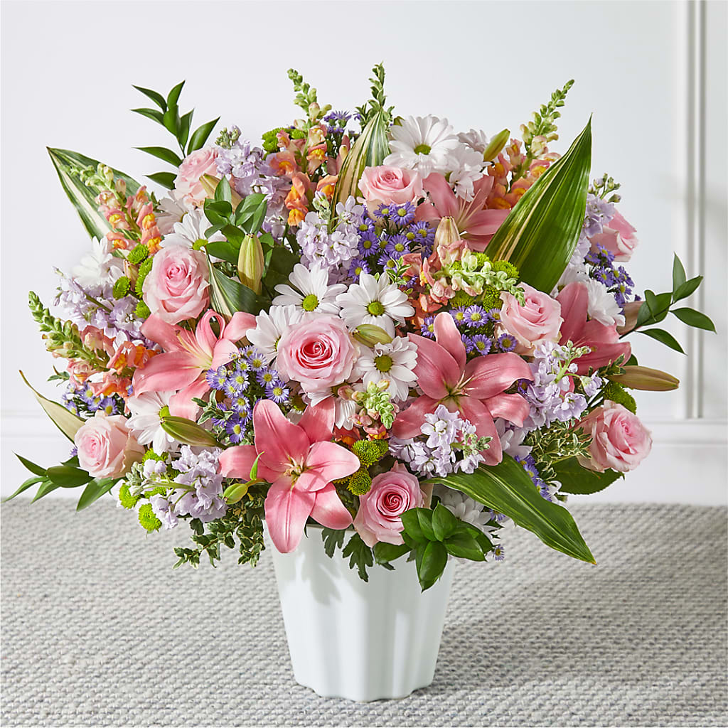 Abundant Compassion Floor Basket – Netcong Village Florist, Netcong NJ