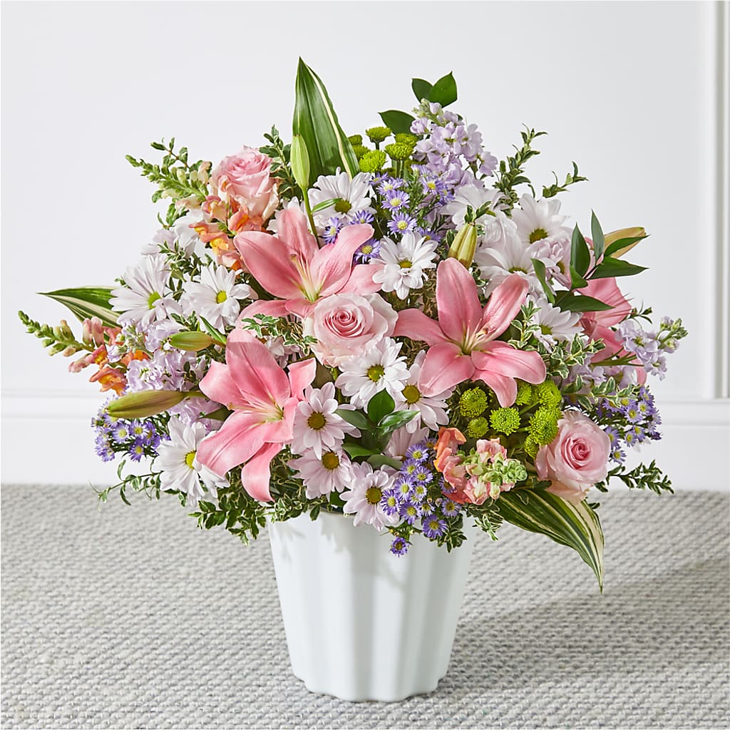 Abundant Compassion Floor Basket – Netcong Village Florist, Netcong NJ