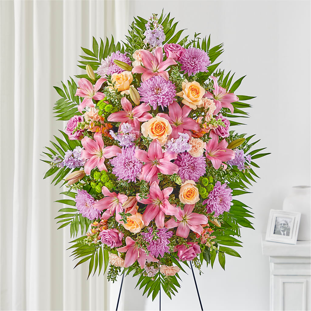 Love & Light Standing Spray – Netcong Village Florist, Netcong NJ