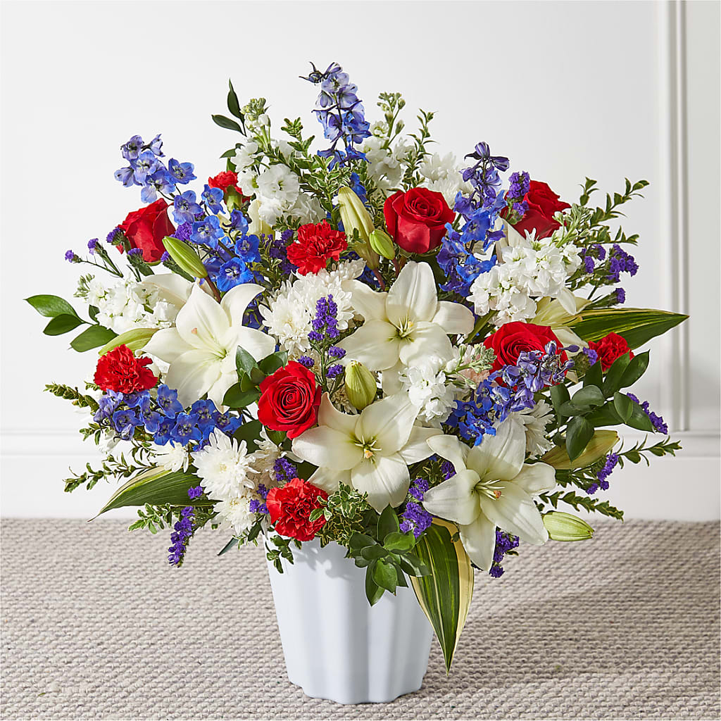 Consoled Floor Basket – Netcong Village Florist, Netcong NJ