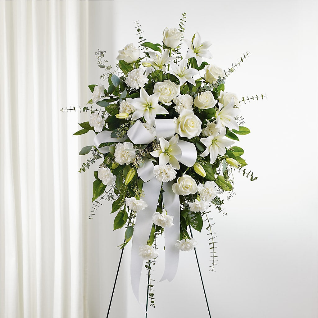 With Care Standing Spray – Netcong Village Florist, Netcong NJ