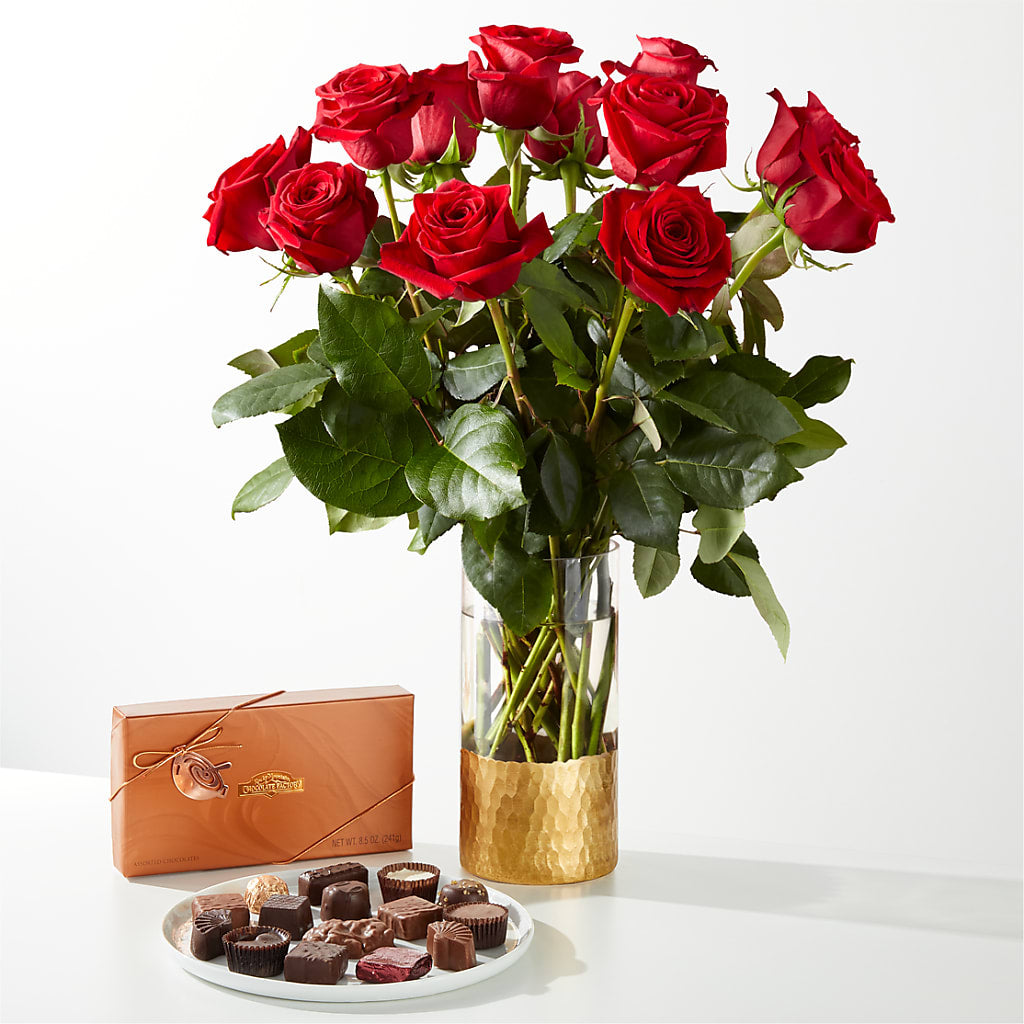 Classic Love Red Rose Bouquet – Netcong Village Florist, Netcong NJ