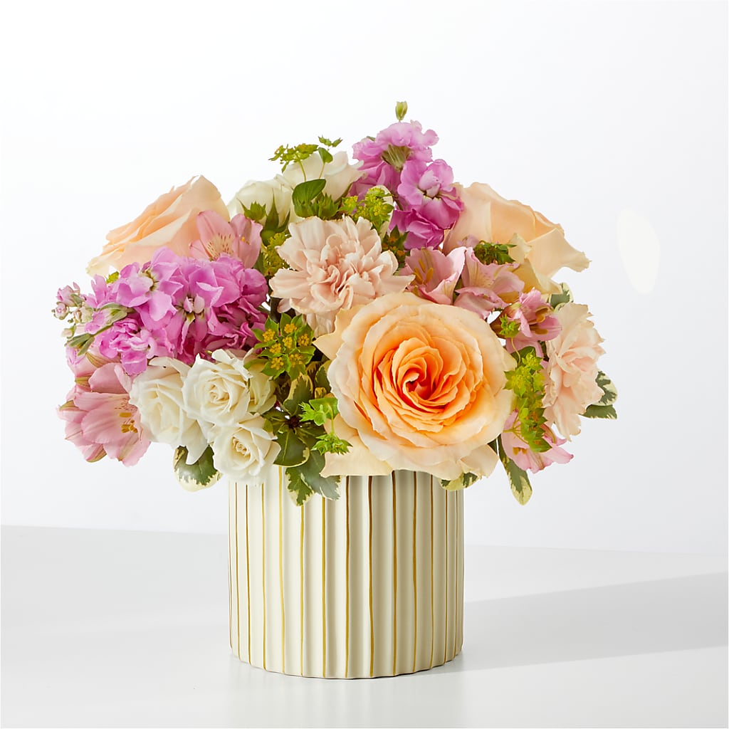 Paradise Bouquet with Ivory Vase – Netcong Village Florist, Netcong NJ