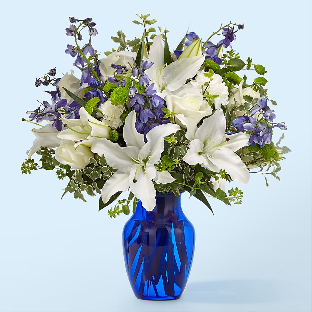 Santorini Bouquet – Netcong Village Florist, Netcong NJ