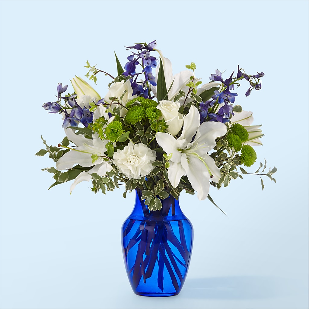 Santorini Bouquet – Netcong Village Florist, Netcong NJ