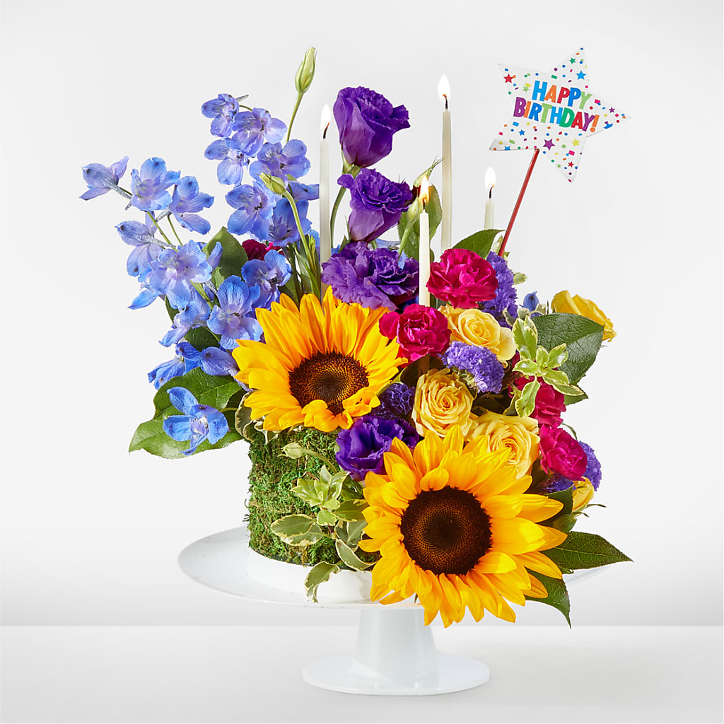Star of the Day Floral Cake – Netcong Village Florist, Netcong NJ