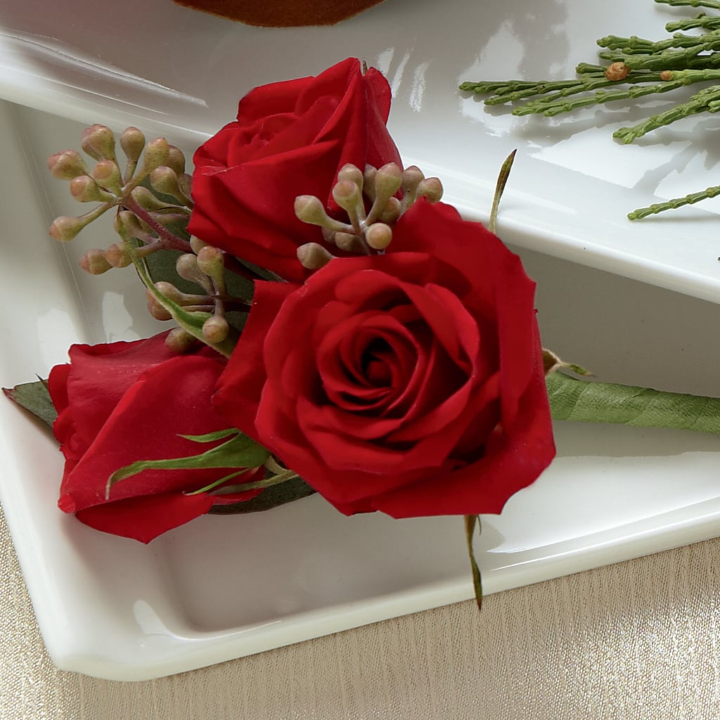 Red Spray Rose Boutonniere – Netcong Village Florist, Netcong NJ