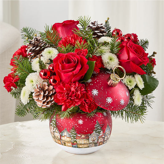 Christmas Carols Ornament –  Netcong Village Florist, Netcong NJ