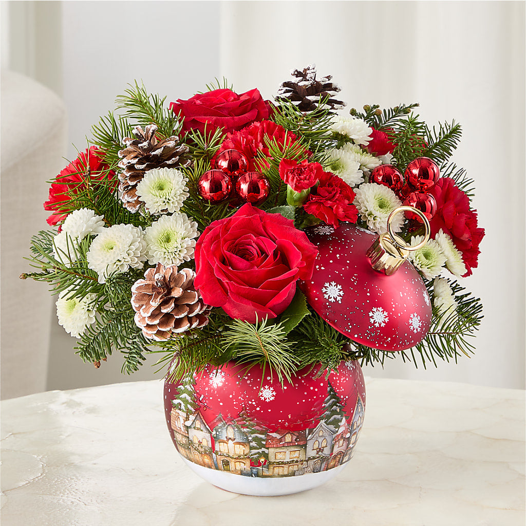 Christmas Carols Ornament –  Netcong Village Florist, Netcong NJ