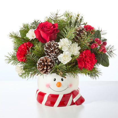 Jolly Snowman Bouquet –  Netcong Village Florist, Netcong NJ