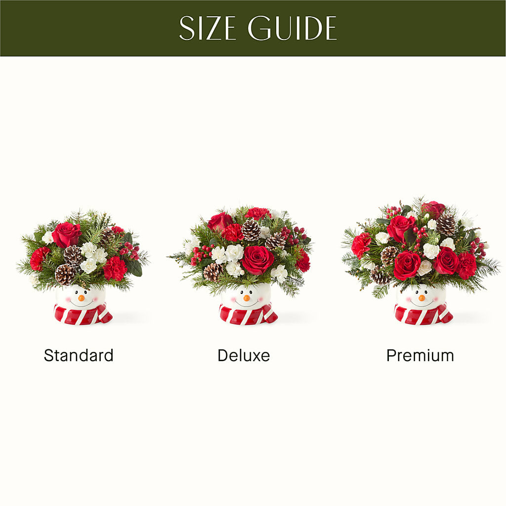 Jolly Snowman Bouquet –  Netcong Village Florist, Netcong NJ