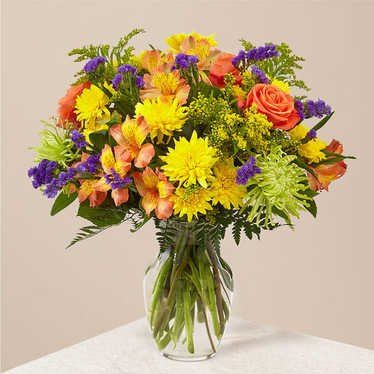 Marmalade Skies Bouquet –  Netcong Village Florist, Netcong NJ