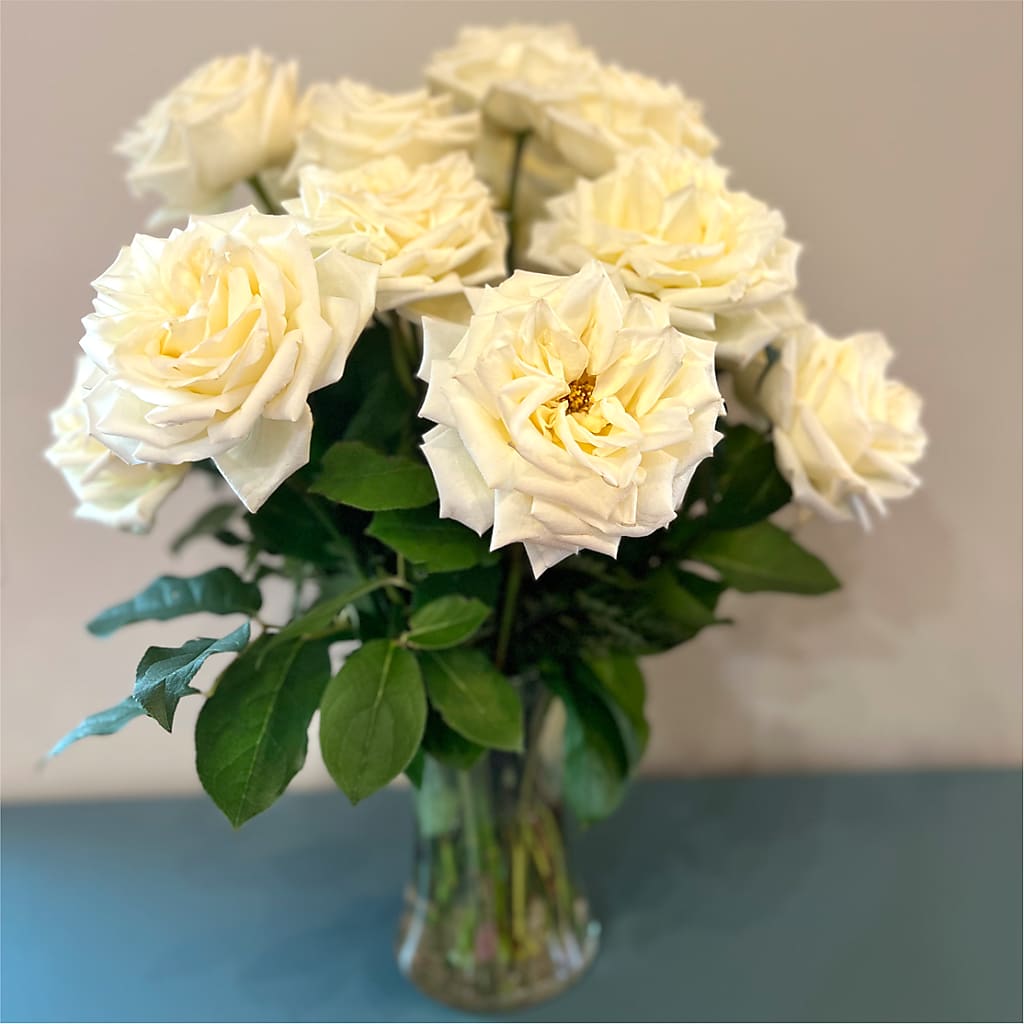 Long Stem Yellow Rose Bouquet –  Netcong Village Florist, Netcong NJ