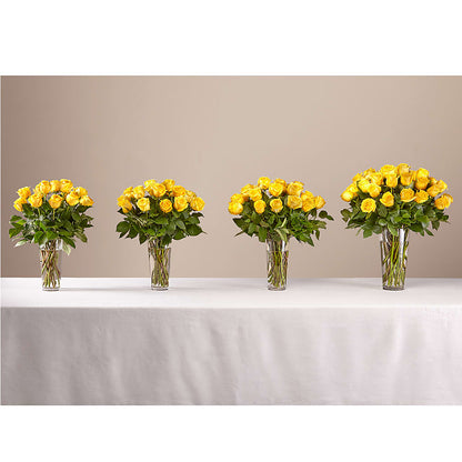 Long Stem Yellow Rose Bouquet –  Netcong Village Florist, Netcong NJ