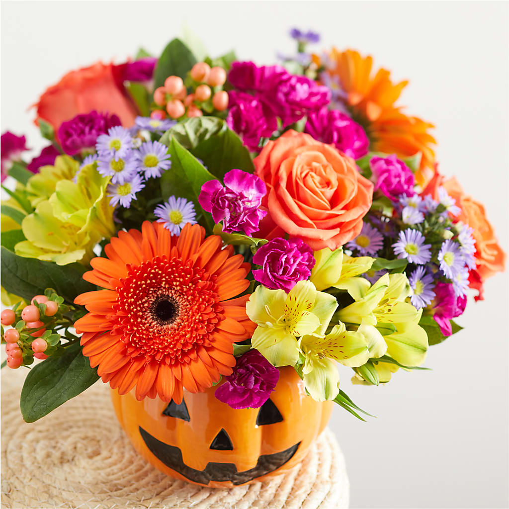 Tricks & Treats Pumpkin –  Netcong Village Florist, Netcong NJ