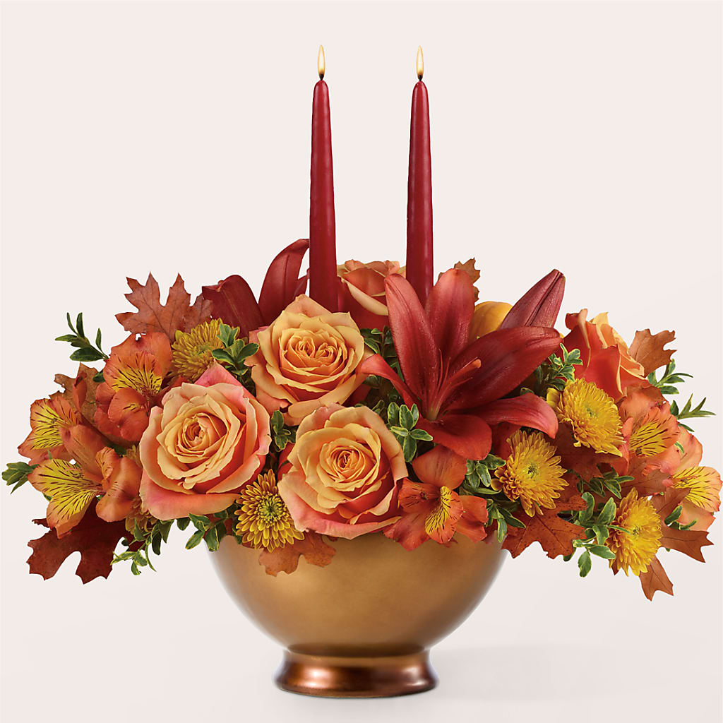 Harvest Table Centerpiece –  Netcong Village Florist, Netcong NJ
