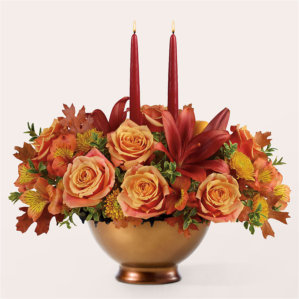 Harvest Table Centerpiece –  Netcong Village Florist, Netcong NJ