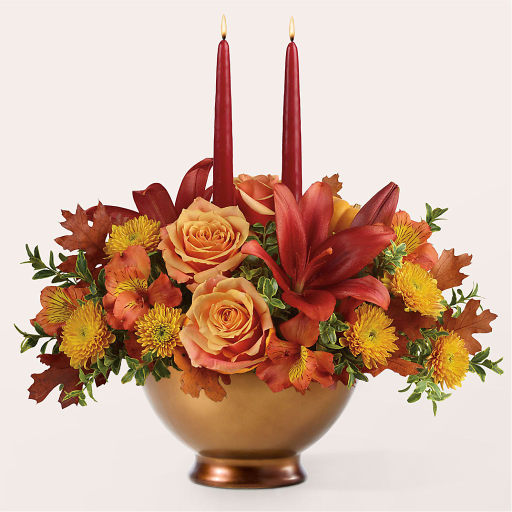 Harvest Table Centerpiece –  Netcong Village Florist, Netcong NJ