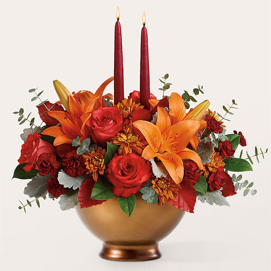 Fruits of Fall Centerpiece –  Netcong Village Florist, Netcong NJ