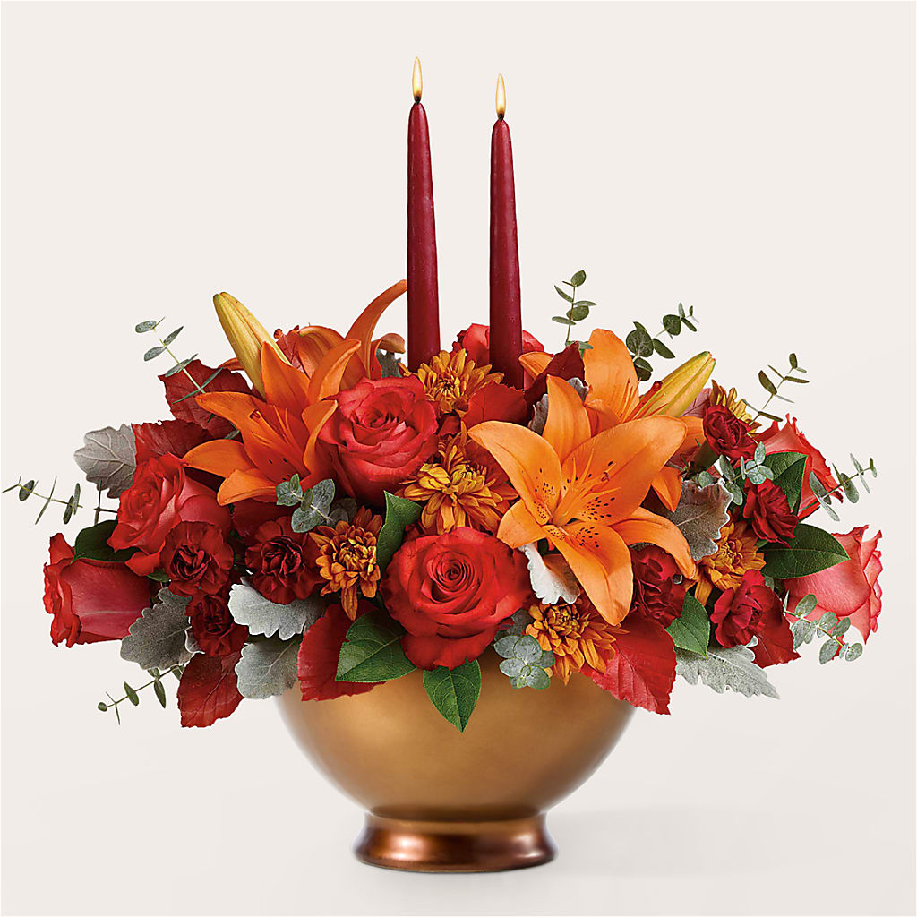 Fruits of Fall Centerpiece –  Netcong Village Florist, Netcong NJ