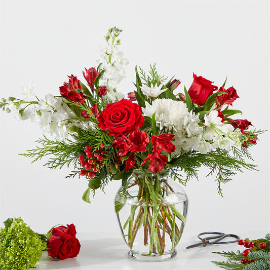 Merry Moment Bouquet – A Florist Original –  Netcong Village Florist, Netcong NJ