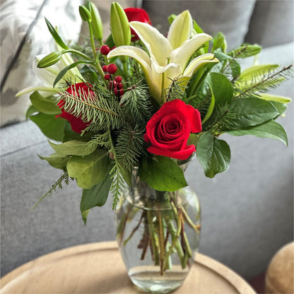 Sparkling Snowflakes Bouquet –  Netcong Village Florist, Netcong NJ
