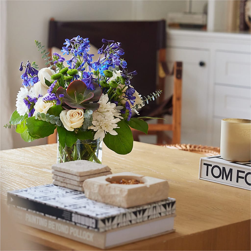 Cerulean Waves Bouquet –  Netcong Village Florist, Netcong NJ